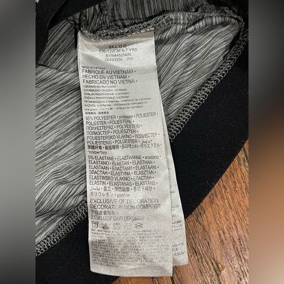 Nike kids Heather Gray Sweatshirt with Pink Logo - Picture 7 of 9